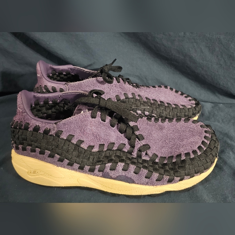 Nike Air Footscape Woven Shoe Dark Raisin Black FZ2615-500 Women SZ 9 New No Box